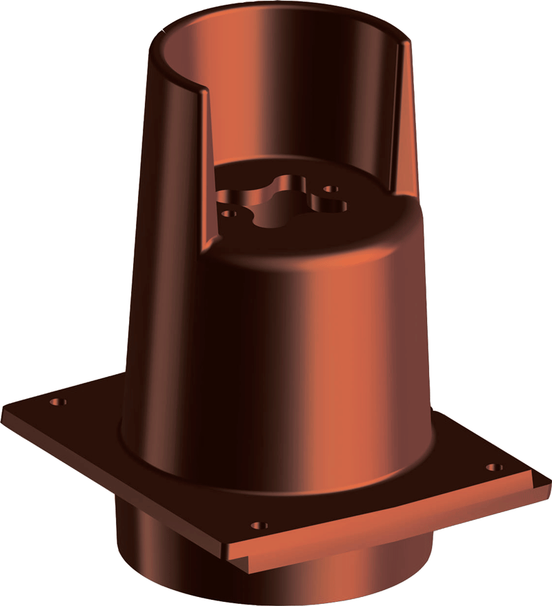 Полимерный изолятор проходной 10 кВ ИПЭЛ 10-024-13 УХЛ2