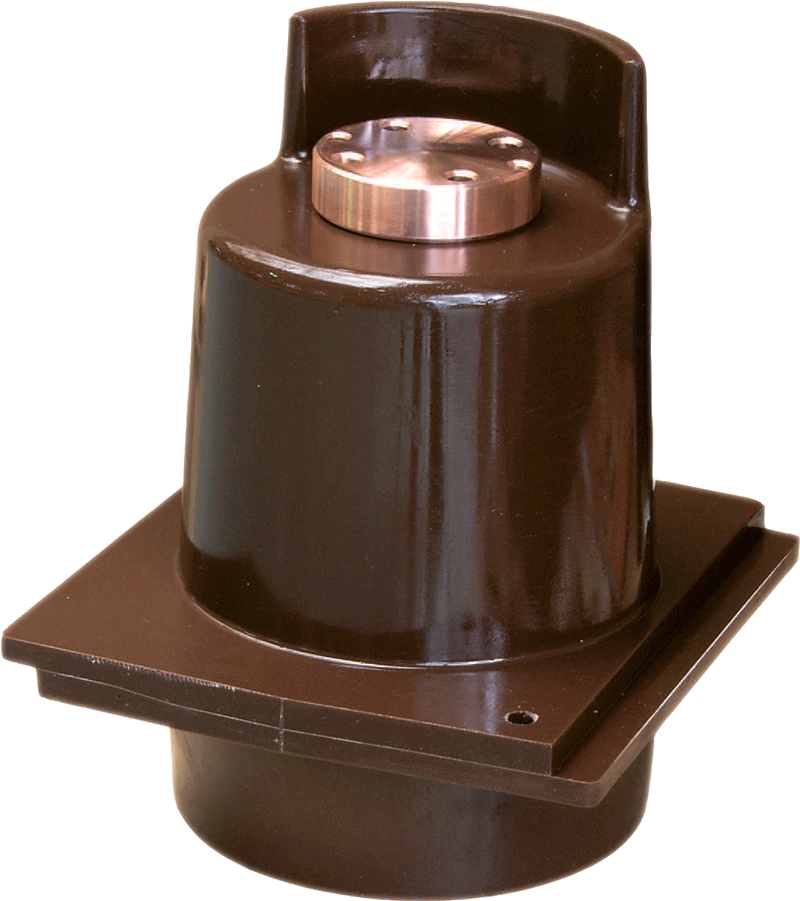 Полимерный изолятор проходной 10 кВ ИПЭЛС 10-024-00 УХЛ2 в сборе со стержнем